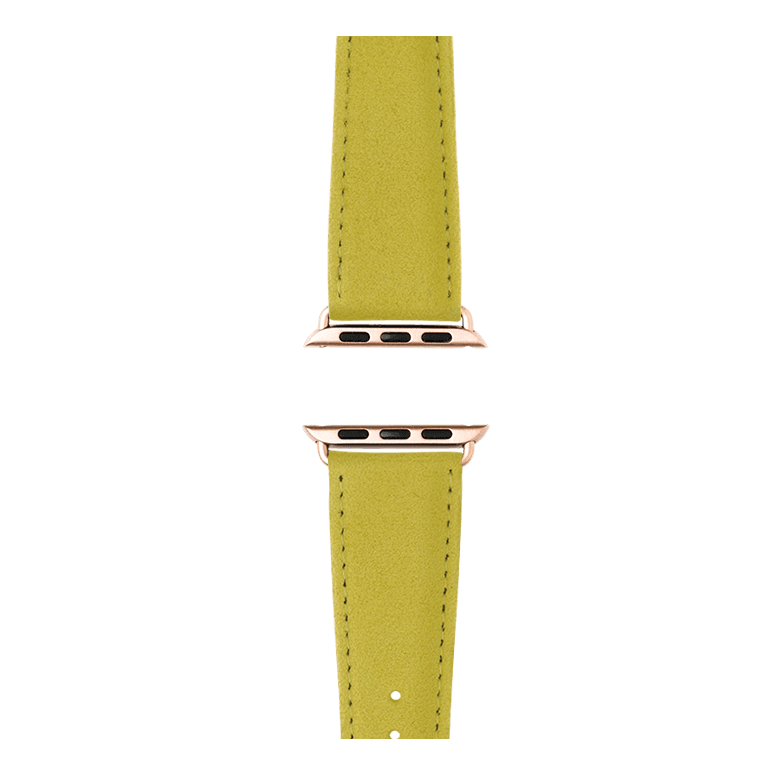 Alcantara Armband in Gelb - bracebuds