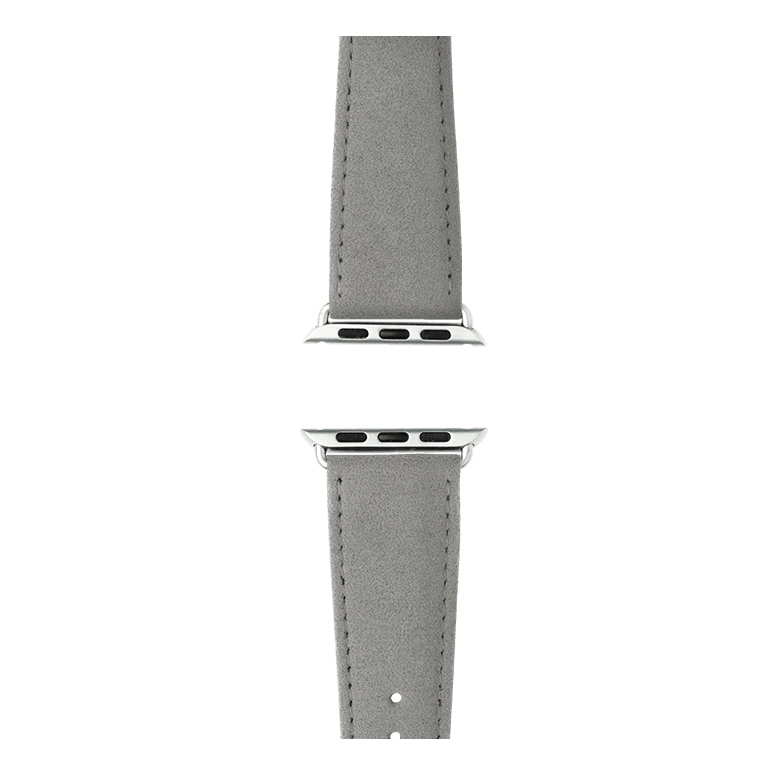 Alcantara Armband in Hellgrau - bracebuds