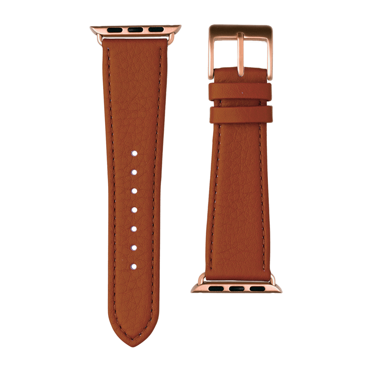 Nappa Leder Armband in Cognac - bracebuds