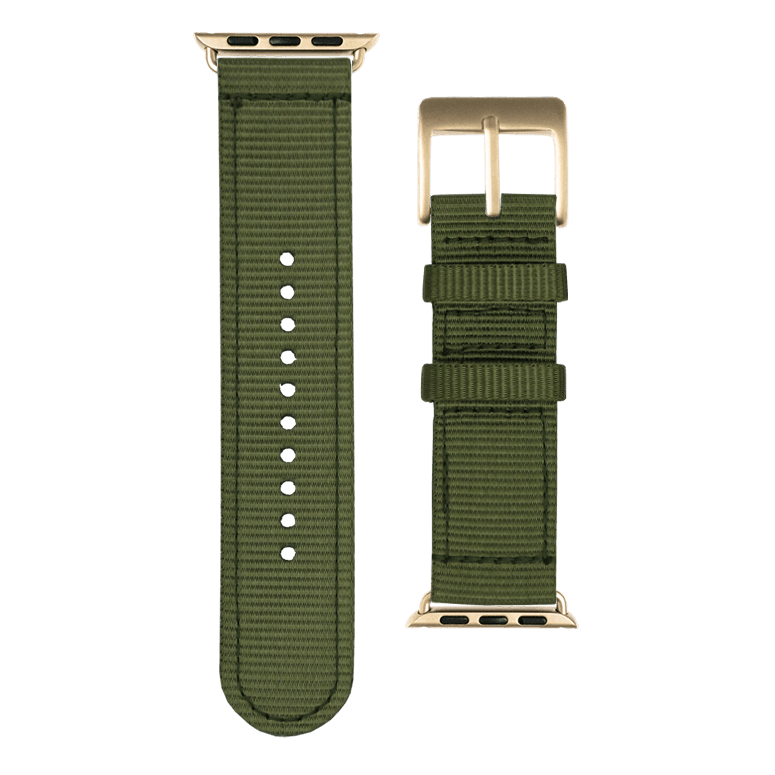 Nylon Armband in Olive - bracebuds