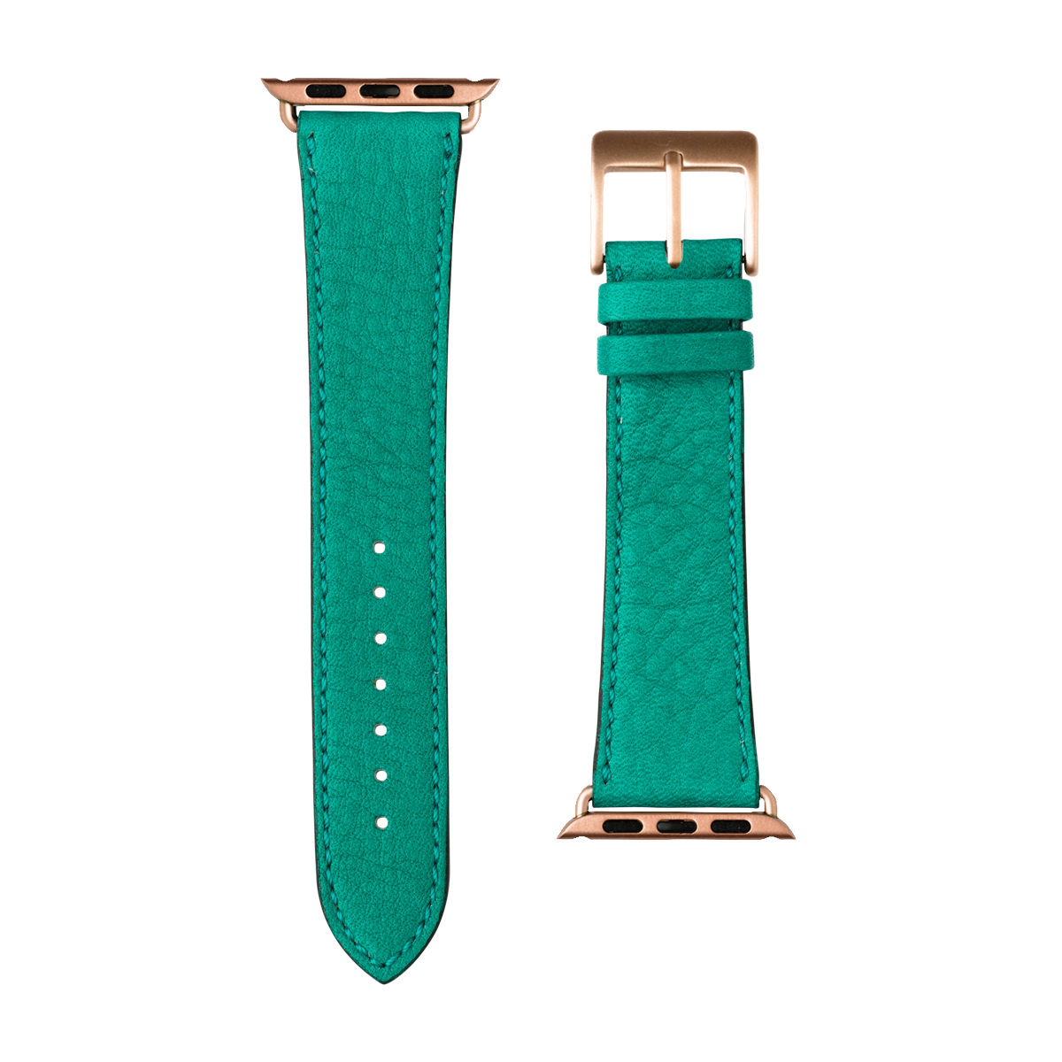 Sauvage Leder Armband in Türkis