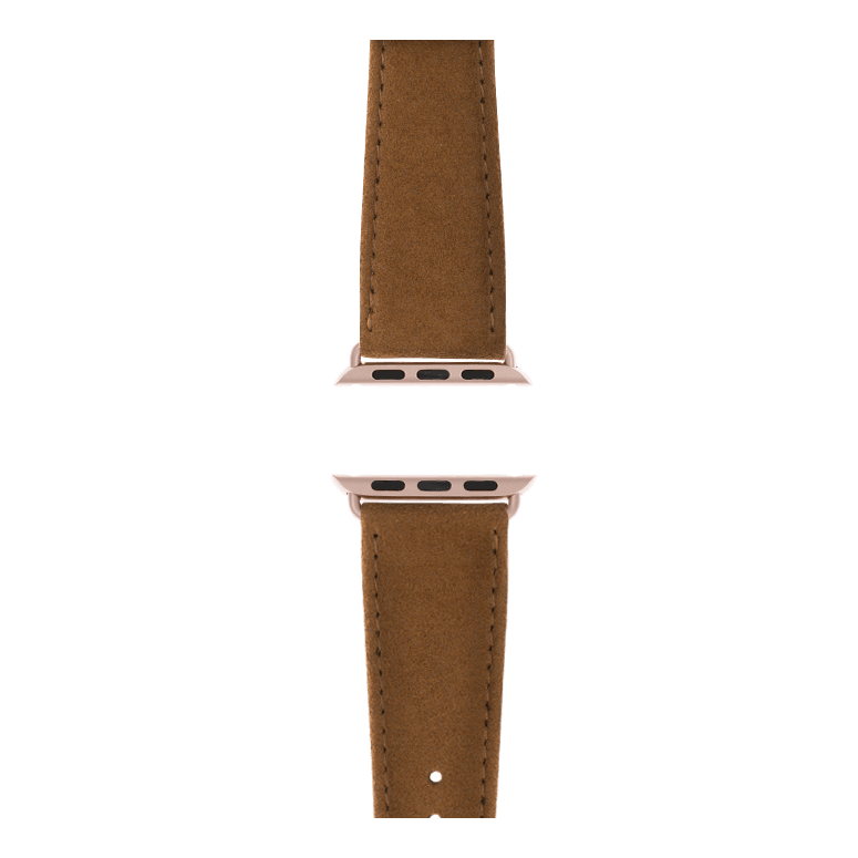 Alcantara Armband in Cognac - bracebuds