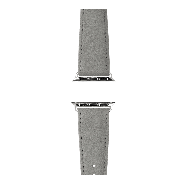 Alcantara Armband in Hellgrau - bracebuds