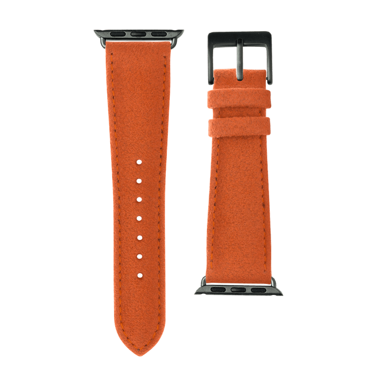 Alcantara Armband in Orange - bracebuds