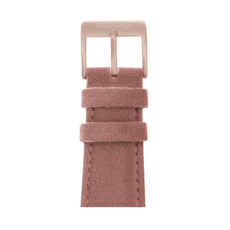 Alcantara Armband in Rosa - bracebuds
