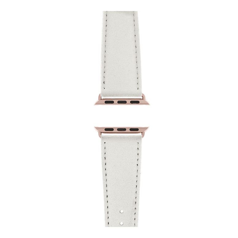 Alcantara Armband in Weiß - bracebuds