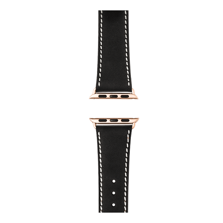French Calf Leder Armband in Graphit - bracebuds