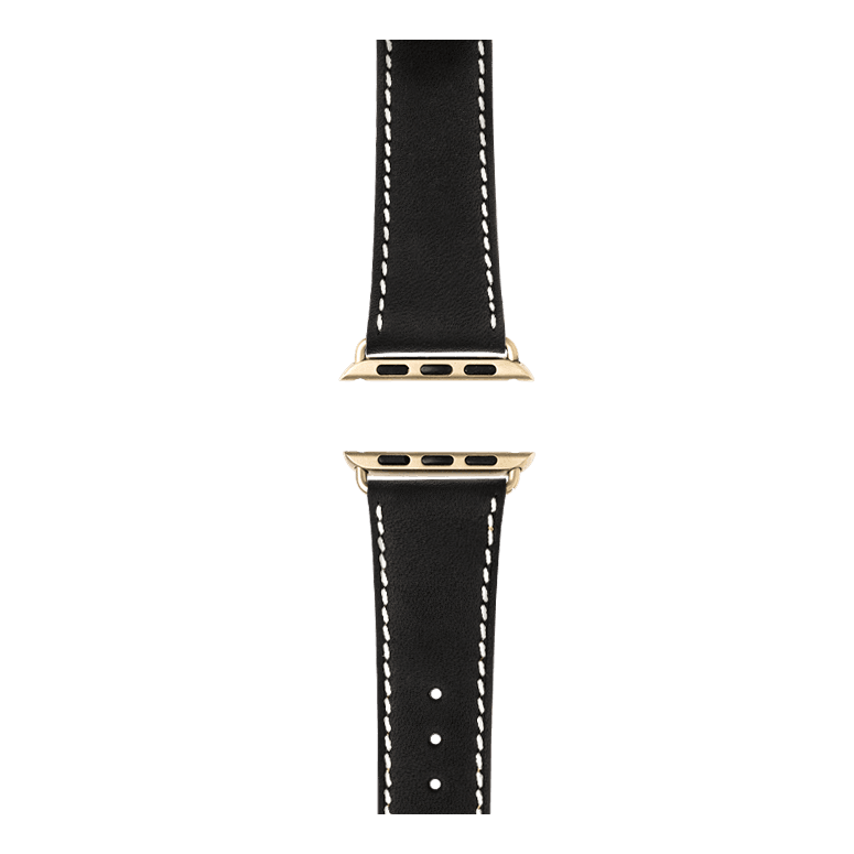 French Calf Leder Armband in Graphit - bracebuds