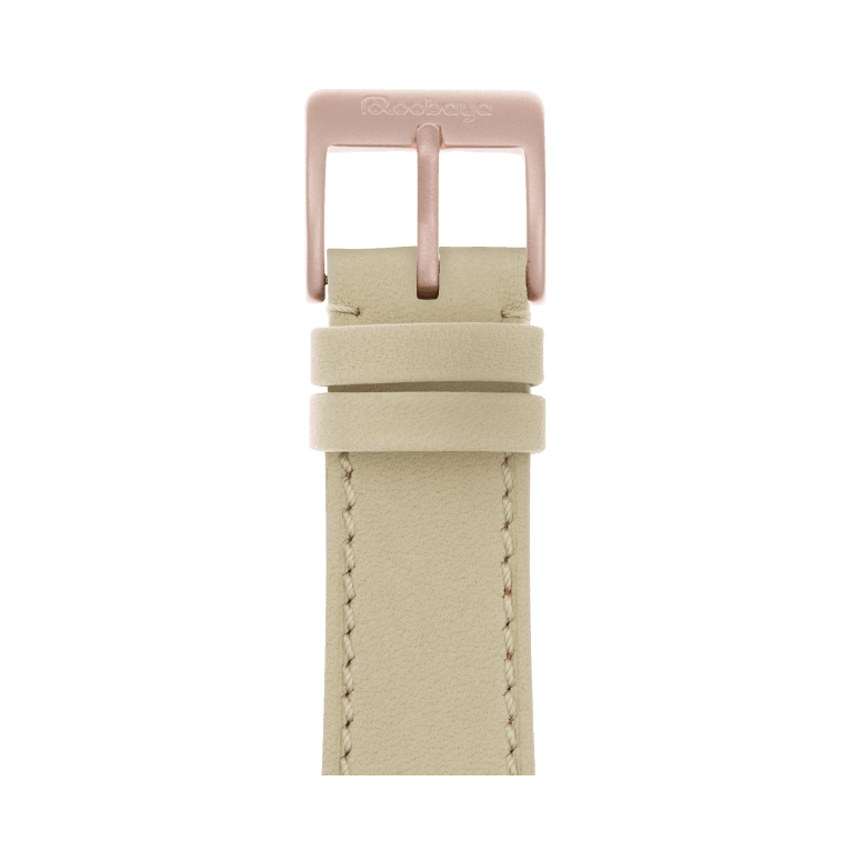 French Calf Leder Armband in Sand - bracebuds