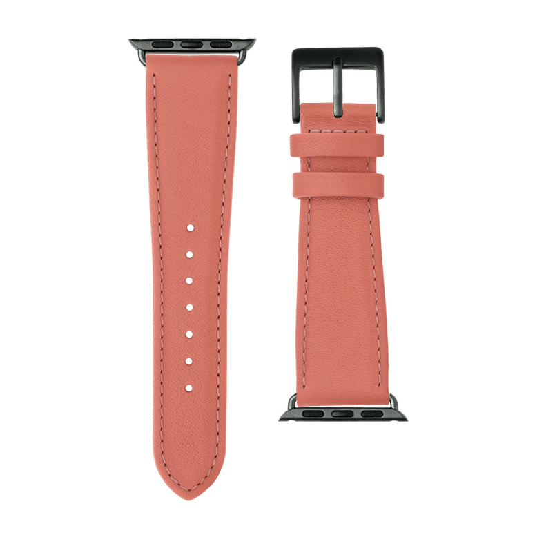 Nappa Leder Armband in Apricot - bracebuds