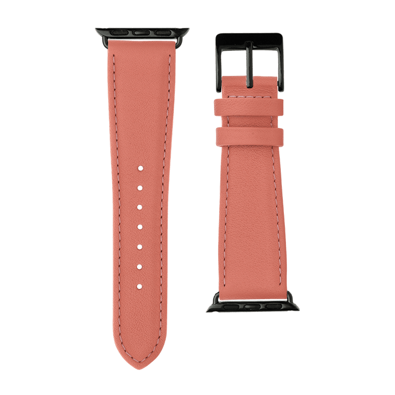 Nappa Leder Armband in Apricot - bracebuds