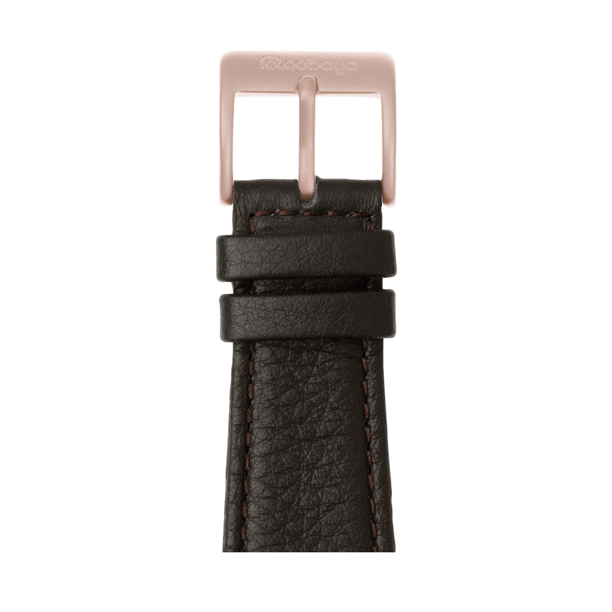 Nappa Leder Armband in Dunkelbraun - bracebuds