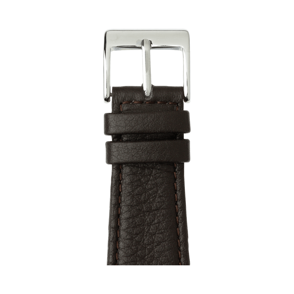 Nappa Leder Armband in Dunkelbraun - bracebuds