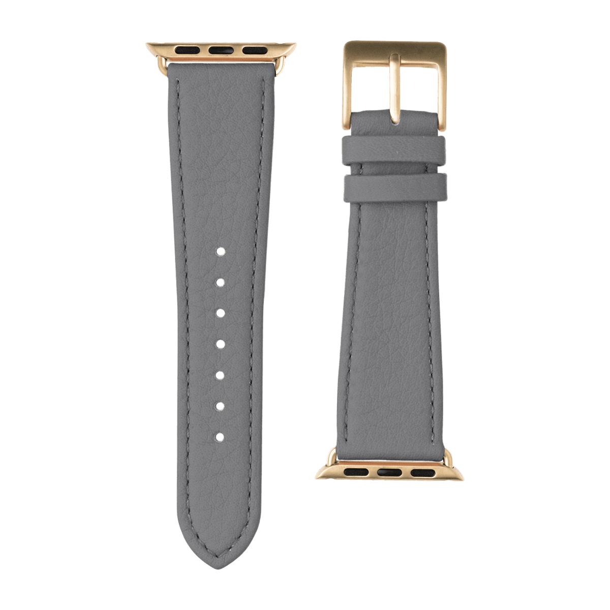 Nappa Leder Armband in Dunkelgrau - bracebuds