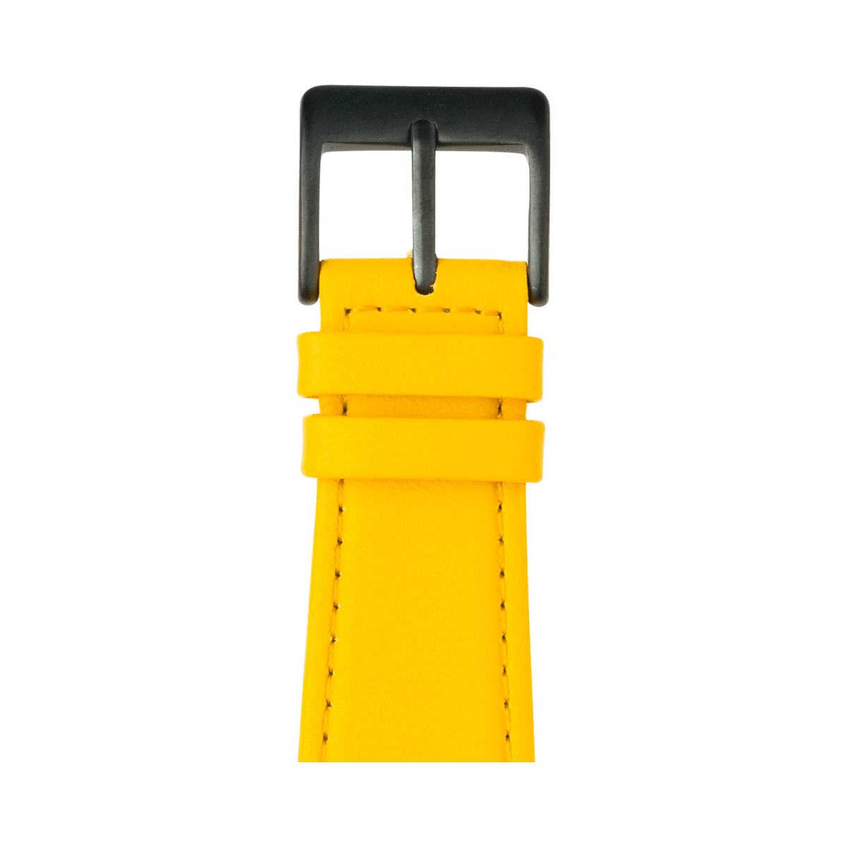Nappa Leder Armband in Gelb - bracebuds