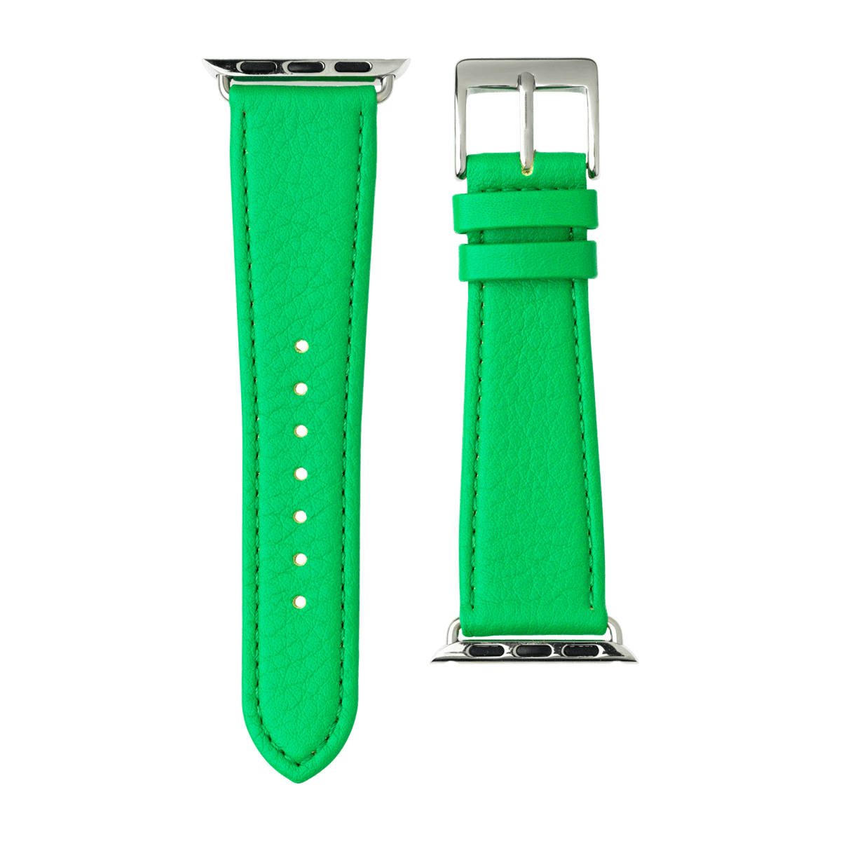 Nappa Leder Armband in Grün - bracebuds