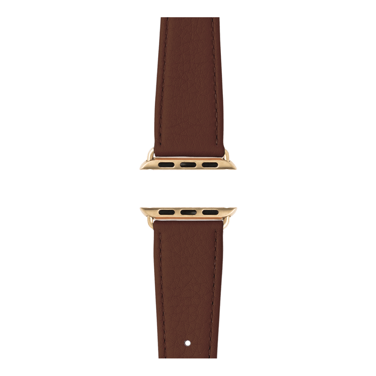 Nappa Leder Armband in Mittelbraun - bracebuds