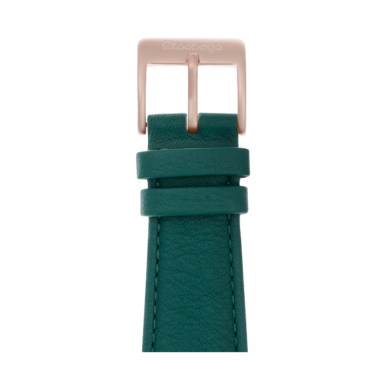 Nappa Leder Armband in Petrol - bracebuds