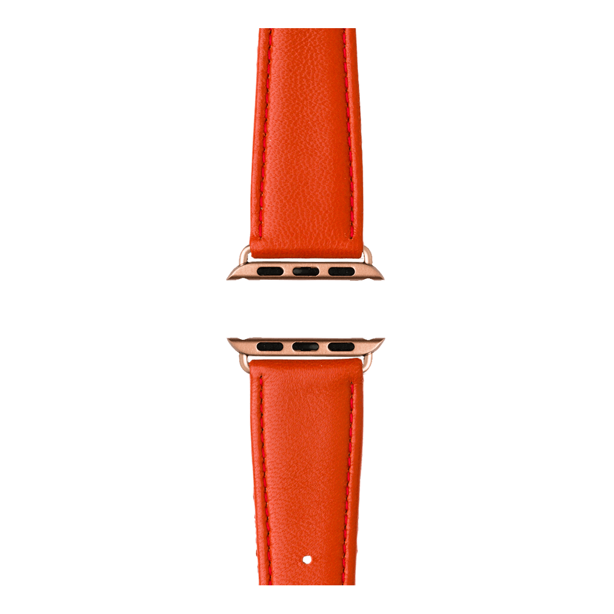 Nappa Leder Armband in Rot - bracebuds