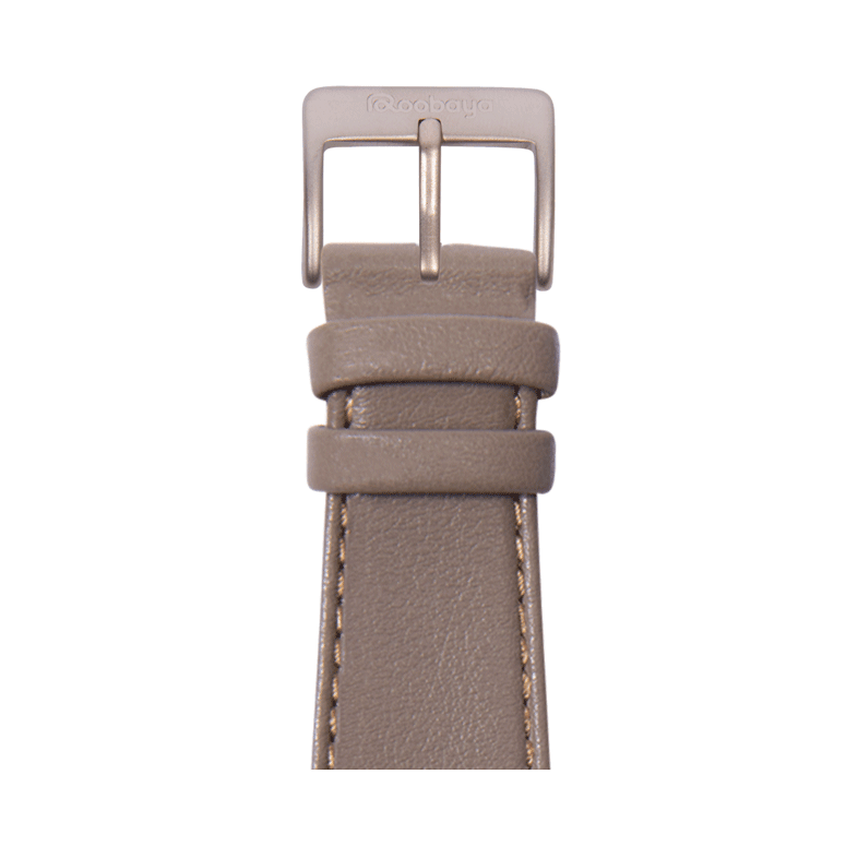 Nappa Leder Armband in Taupe - bracebuds