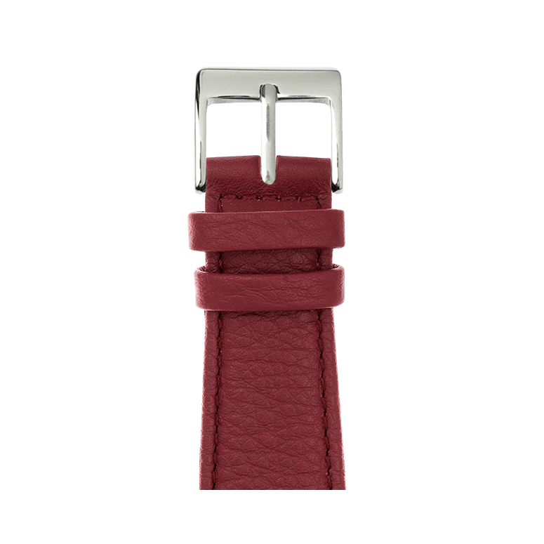 Nappa Leder Armband in Weinrot - bracebuds