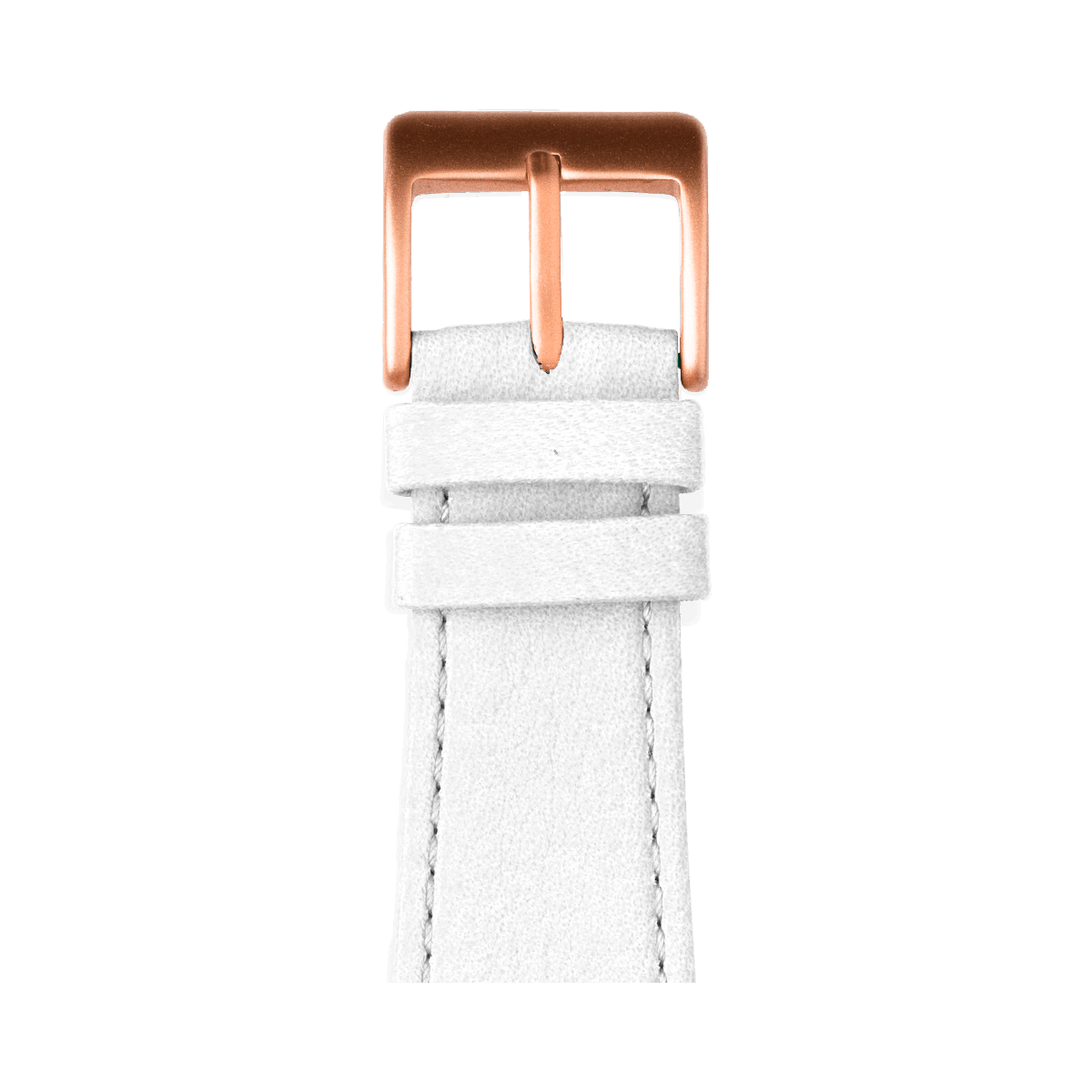 Nappa Leder Armband in Weiß - bracebuds