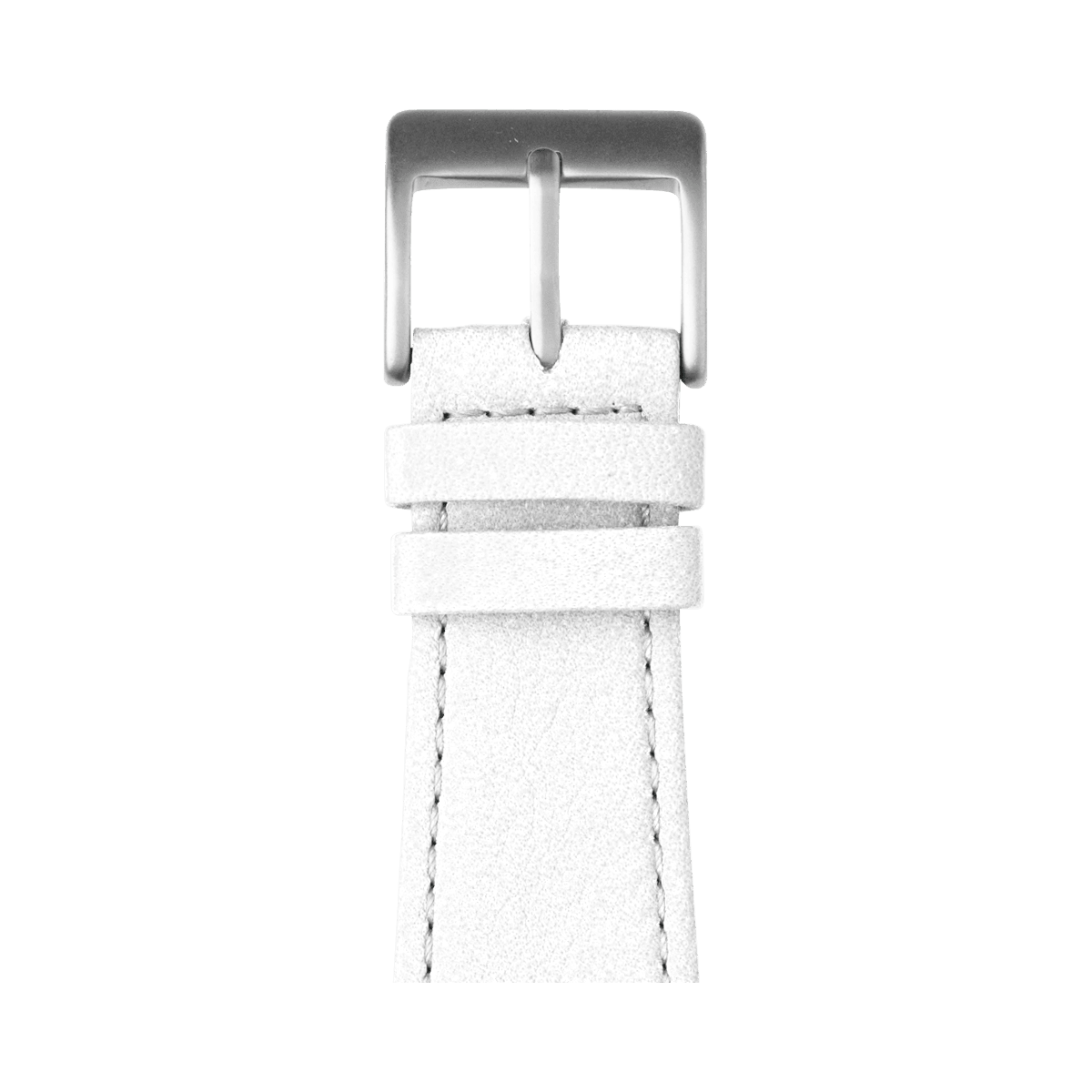 Nappa Leder Armband in Weiß - bracebuds