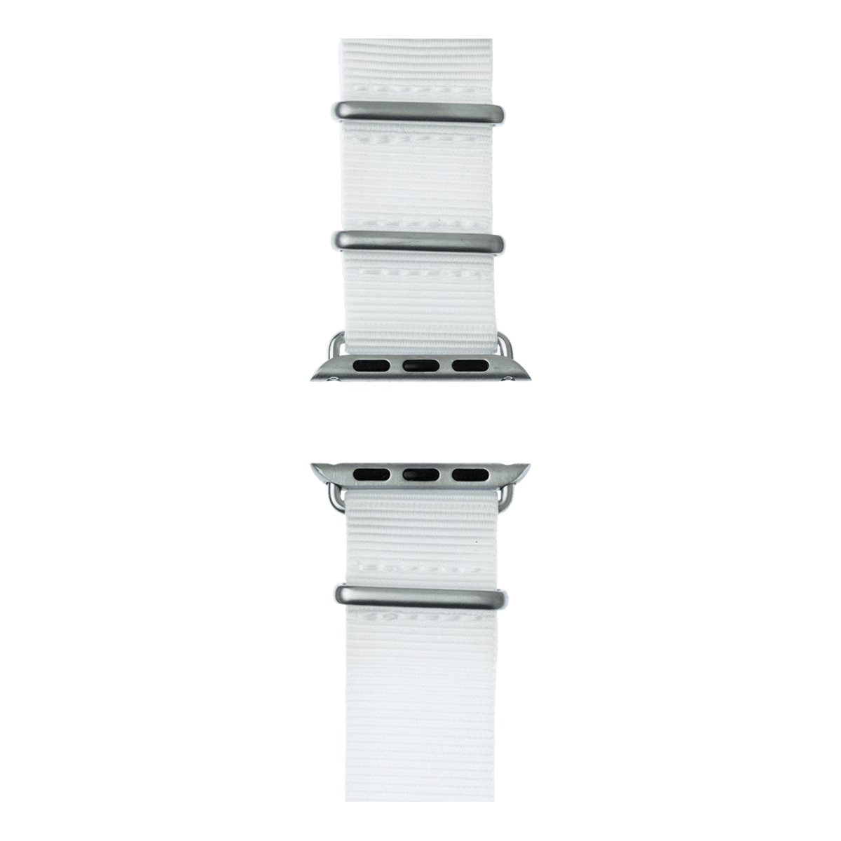 Nato Nylon Armband in Weiß - bracebuds
