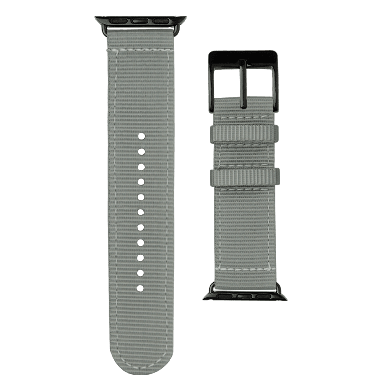Nylon Armband in Hellgrau - bracebuds