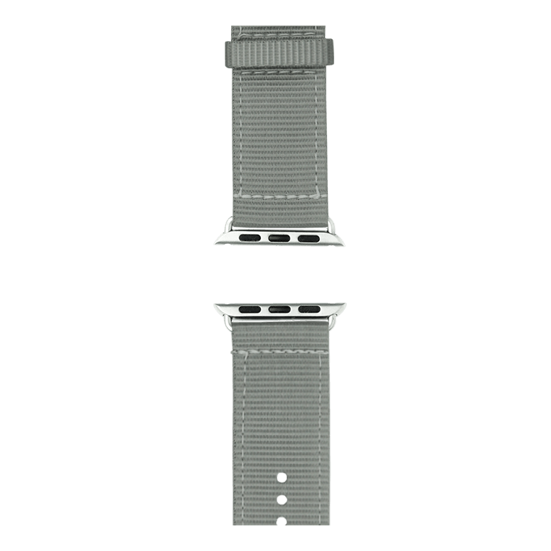 Nylon Armband in Hellgrau - bracebuds