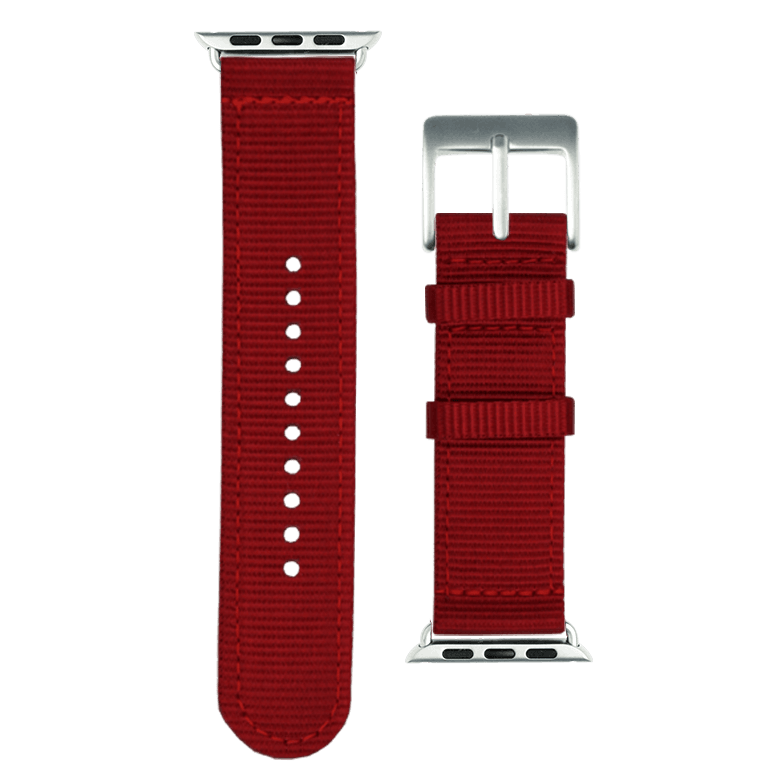 Nylon Armband in Rot - bracebuds