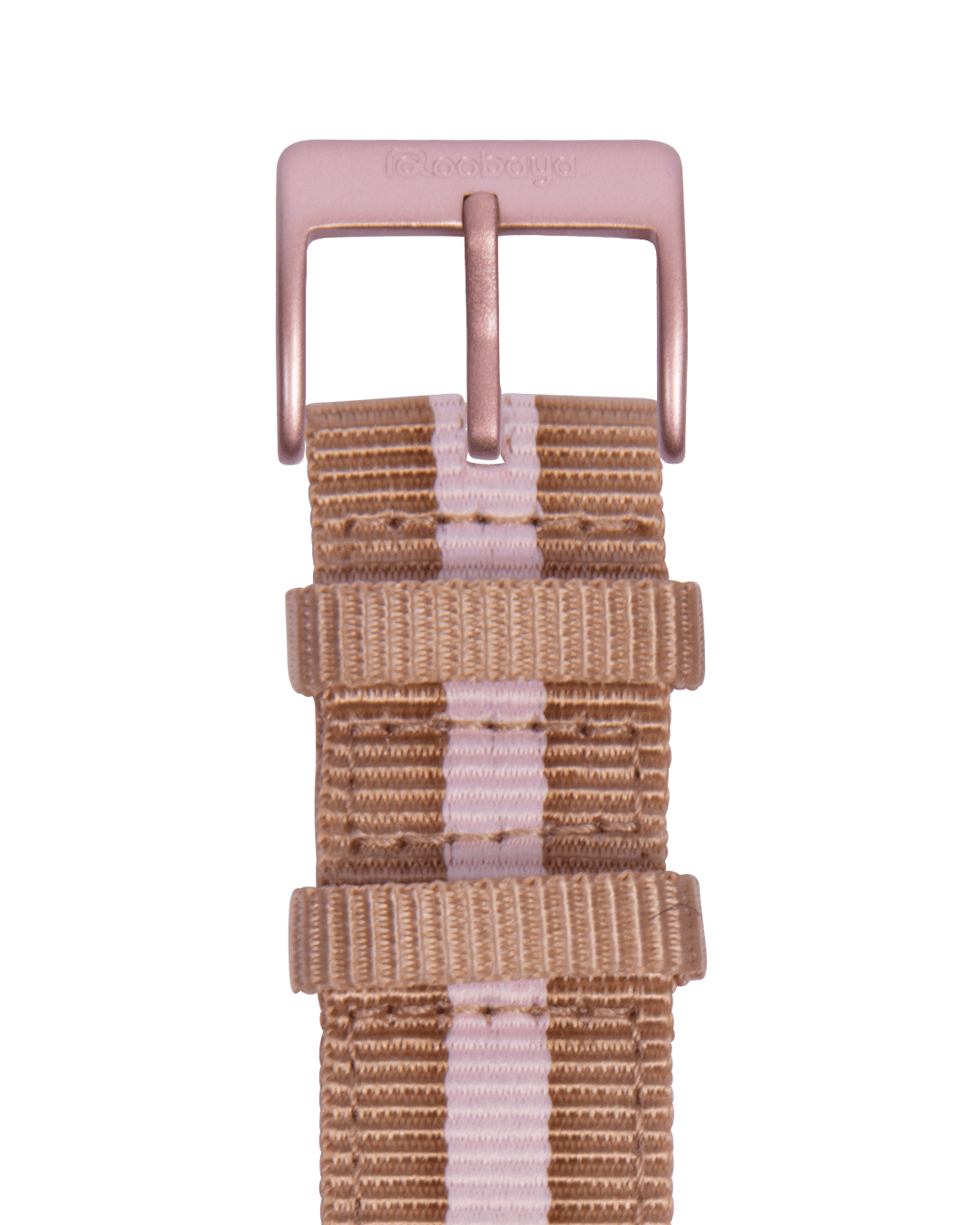 Nylon Armband in Sand / Hellrosa - bracebuds