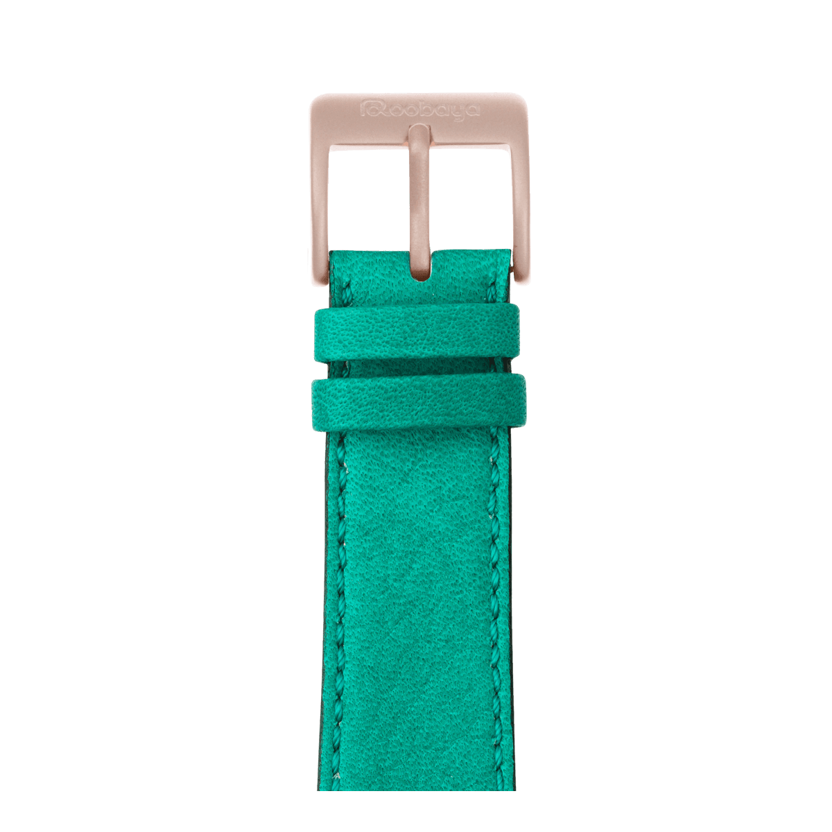 Sauvage Leder Armband in Türkis - bracebuds