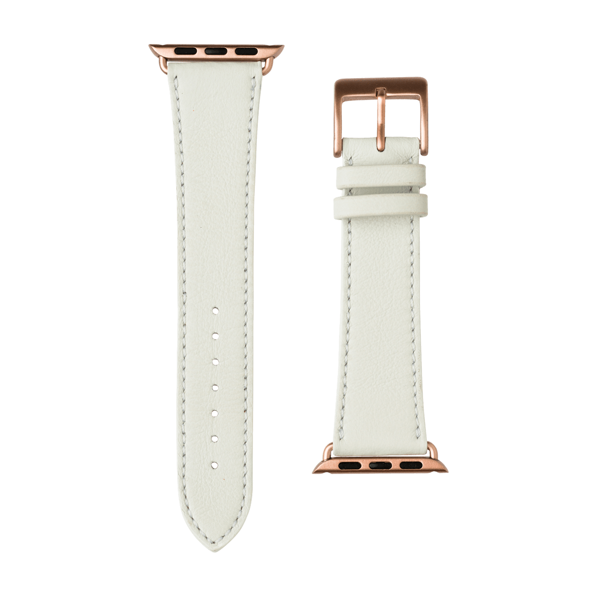 Sauvage Leder Armband in Weiß - bracebuds
